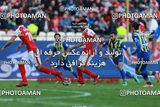 1037057, Tehran, Iran, Iran Pro League، Persian Gulf Cup، 2017-18 season، Second Leg، Week 20، Persepolis ۱ v ۱ Gostaresh Foulad Tabriz on 2018/01/18 at Azadi Stadium