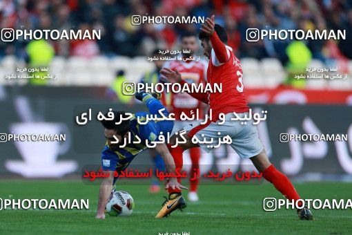 1036008, Tehran, Iran, لیگ برتر فوتبال ایران، Persian Gulf Cup، Week 20، Second Leg، Persepolis 1 v 1 Gostaresh Foulad Tabriz on 2018/01/18 at Azadi Stadium