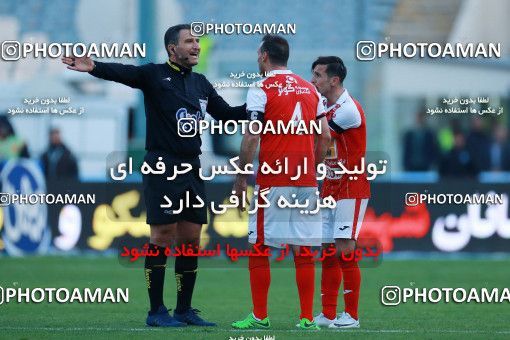 1036636, Tehran, Iran, Iran Pro League، Persian Gulf Cup، 2017-18 season، Second Leg، Week 20، Persepolis ۱ v ۱ Gostaresh Foulad Tabriz on 2018/01/18 at Azadi Stadium