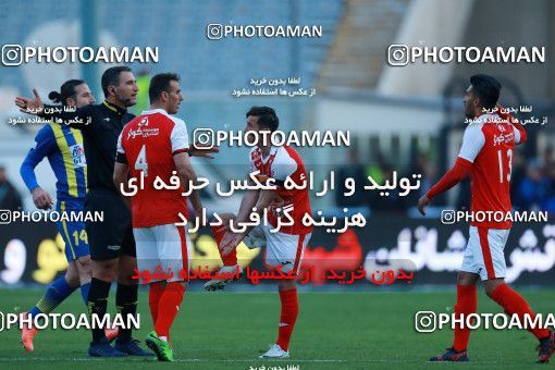 1036686, Tehran, Iran, Iran Pro League، Persian Gulf Cup، 2017-18 season، Second Leg، Week 20، Persepolis ۱ v ۱ Gostaresh Foulad Tabriz on 2018/01/18 at Azadi Stadium