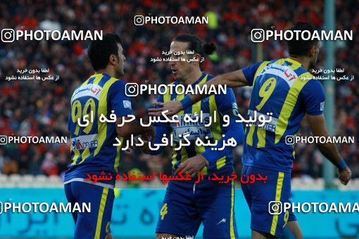 1036658, Tehran, Iran, Iran Pro League، Persian Gulf Cup، 2017-18 season، Second Leg، Week 20، Persepolis ۱ v ۱ Gostaresh Foulad Tabriz on 2018/01/18 at Azadi Stadium