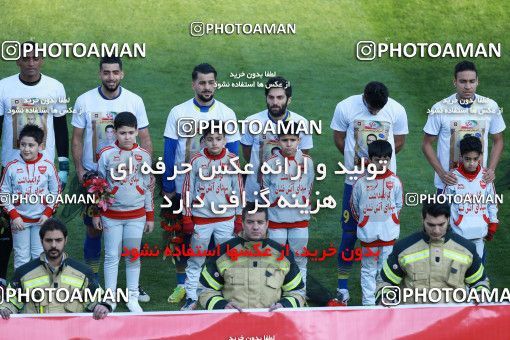 1012855, Tehran, Iran, لیگ برتر فوتبال ایران، Persian Gulf Cup، Week 20، Second Leg، Persepolis 1 v 1 Gostaresh Foulad Tabriz on 2018/01/18 at Azadi Stadium