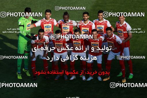 1012934, Tehran, Iran, Iran Pro League، Persian Gulf Cup، 2017-18 season، Second Leg، Week 20، Persepolis ۱ v ۱ Gostaresh Foulad Tabriz on 2018/01/18 at Azadi Stadium