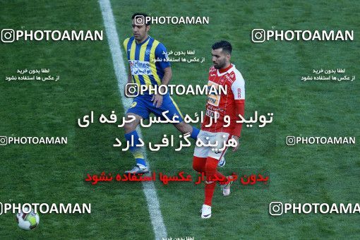 1012966, Tehran, Iran, لیگ برتر فوتبال ایران، Persian Gulf Cup، Week 20، Second Leg، Persepolis 1 v 1 Gostaresh Foulad Tabriz on 2018/01/18 at Azadi Stadium