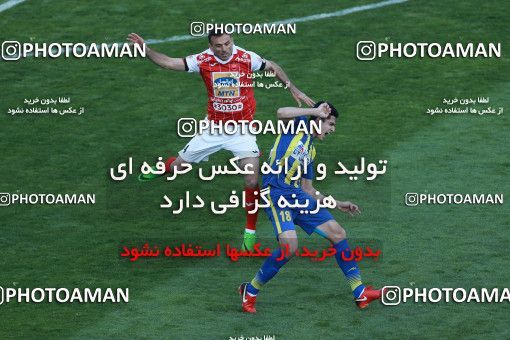 1012899, Tehran, Iran, Iran Pro League، Persian Gulf Cup، 2017-18 season، Second Leg، Week 20، Persepolis ۱ v ۱ Gostaresh Foulad Tabriz on 2018/01/18 at Azadi Stadium