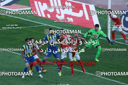 1013132, Tehran, Iran, لیگ برتر فوتبال ایران، Persian Gulf Cup، Week 20، Second Leg، Persepolis 1 v 1 Gostaresh Foulad Tabriz on 2018/01/18 at Azadi Stadium