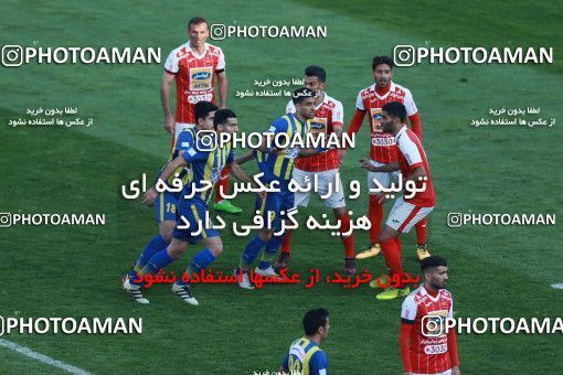 1013664, Tehran, Iran, لیگ برتر فوتبال ایران، Persian Gulf Cup، Week 20، Second Leg، Persepolis 1 v 1 Gostaresh Foulad Tabriz on 2018/01/18 at Azadi Stadium