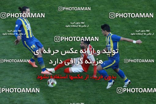 1012645, Tehran, Iran, لیگ برتر فوتبال ایران، Persian Gulf Cup، Week 20، Second Leg، Persepolis 1 v 1 Gostaresh Foulad Tabriz on 2018/01/18 at Azadi Stadium