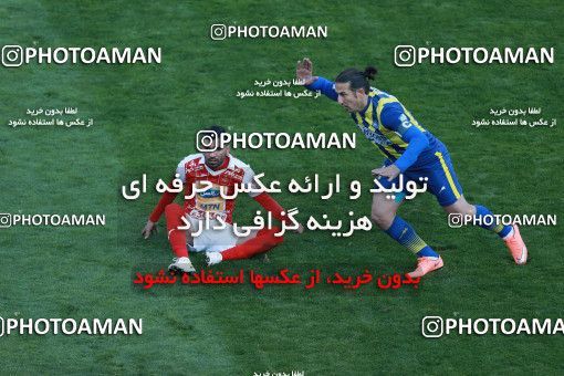 1013347, Tehran, Iran, لیگ برتر فوتبال ایران، Persian Gulf Cup، Week 20، Second Leg، Persepolis 1 v 1 Gostaresh Foulad Tabriz on 2018/01/18 at Azadi Stadium