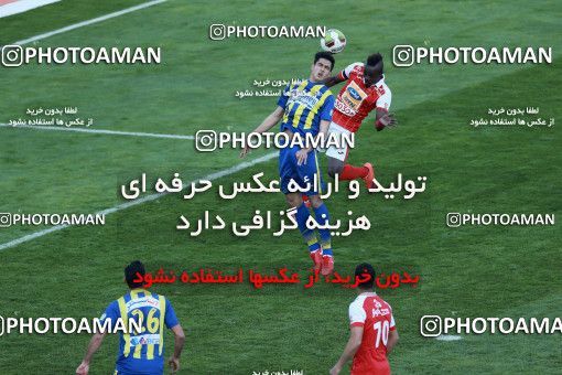 1012994, Tehran, Iran, لیگ برتر فوتبال ایران، Persian Gulf Cup، Week 20، Second Leg، Persepolis 1 v 1 Gostaresh Foulad Tabriz on 2018/01/18 at Azadi Stadium