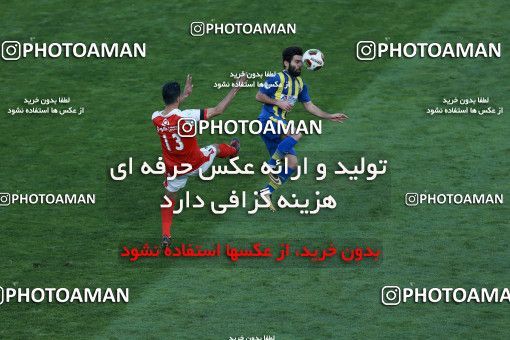 1013433, Tehran, Iran, لیگ برتر فوتبال ایران، Persian Gulf Cup، Week 20، Second Leg، Persepolis 1 v 1 Gostaresh Foulad Tabriz on 2018/01/18 at Azadi Stadium