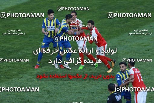 1013528, Tehran, Iran, لیگ برتر فوتبال ایران، Persian Gulf Cup، Week 20، Second Leg، Persepolis 1 v 1 Gostaresh Foulad Tabriz on 2018/01/18 at Azadi Stadium