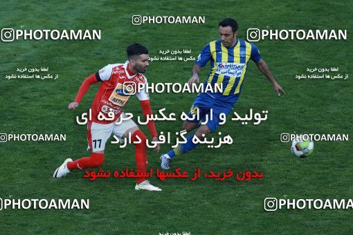 1012569, Tehran, Iran, لیگ برتر فوتبال ایران، Persian Gulf Cup، Week 20، Second Leg، Persepolis 1 v 1 Gostaresh Foulad Tabriz on 2018/01/18 at Azadi Stadium