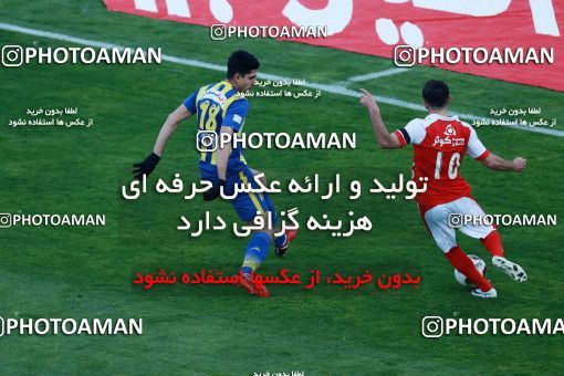 1012843, Tehran, Iran, لیگ برتر فوتبال ایران، Persian Gulf Cup، Week 20، Second Leg، Persepolis 1 v 1 Gostaresh Foulad Tabriz on 2018/01/18 at Azadi Stadium