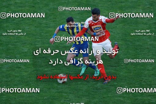 1012570, Tehran, Iran, لیگ برتر فوتبال ایران، Persian Gulf Cup، Week 20، Second Leg، Persepolis 1 v 1 Gostaresh Foulad Tabriz on 2018/01/18 at Azadi Stadium