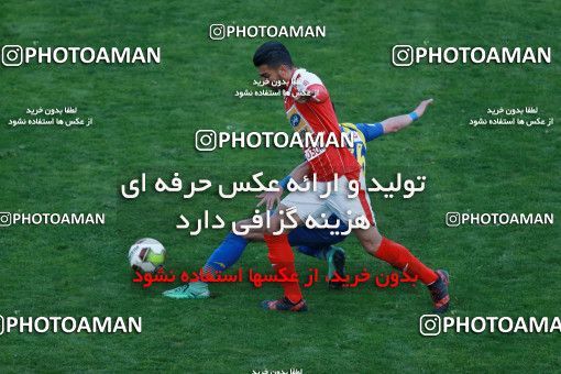 1013263, Tehran, Iran, لیگ برتر فوتبال ایران، Persian Gulf Cup، Week 20، Second Leg، Persepolis 1 v 1 Gostaresh Foulad Tabriz on 2018/01/18 at Azadi Stadium