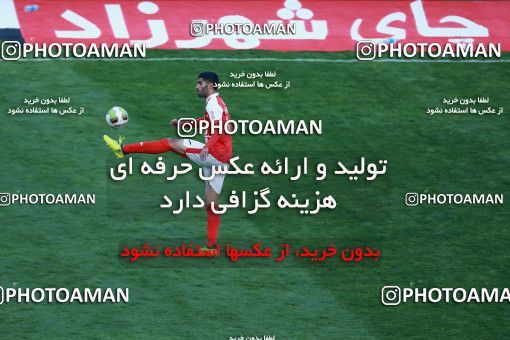 1012663, Tehran, Iran, لیگ برتر فوتبال ایران، Persian Gulf Cup، Week 20، Second Leg، Persepolis 1 v 1 Gostaresh Foulad Tabriz on 2018/01/18 at Azadi Stadium