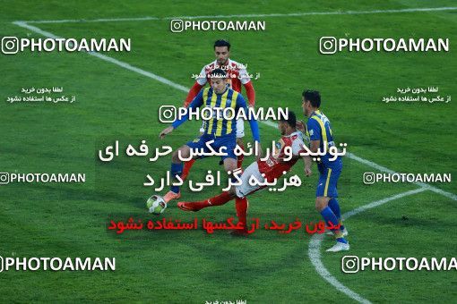 1013544, Tehran, Iran, لیگ برتر فوتبال ایران، Persian Gulf Cup، Week 20، Second Leg، Persepolis 1 v 1 Gostaresh Foulad Tabriz on 2018/01/18 at Azadi Stadium