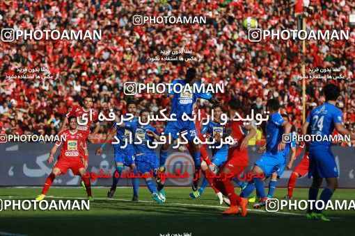 1069506, Tehran, Iran, Iran Pro League، Persian Gulf Cup، 2017-18 season، Second Leg، Week 25، Esteghlal ۱ v ۰ Persepolis on 2018/03/01 at Azadi Stadium