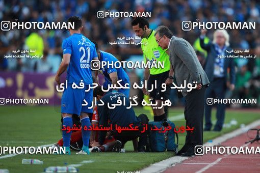 1069667, Tehran, Iran, Iran Pro League، Persian Gulf Cup، 2017-18 season، Second Leg، Week 25، Esteghlal ۱ v ۰ Persepolis on 2018/03/01 at Azadi Stadium