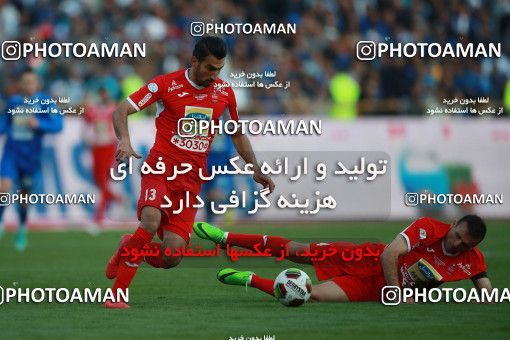 1069482, Tehran, Iran, Iran Pro League، Persian Gulf Cup، 2017-18 season، Second Leg، Week 25، Esteghlal ۱ v ۰ Persepolis on 2018/03/01 at Azadi Stadium