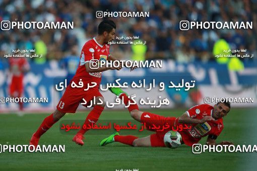 1069681, Tehran, Iran, Iran Pro League، Persian Gulf Cup، 2017-18 season، Second Leg، Week 25، Esteghlal ۱ v ۰ Persepolis on 2018/03/01 at Azadi Stadium