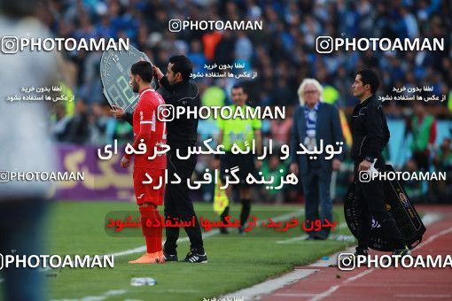 1069805, Tehran, Iran, Iran Pro League، Persian Gulf Cup، 2017-18 season، Second Leg، Week 25، Esteghlal ۱ v ۰ Persepolis on 2018/03/01 at Azadi Stadium