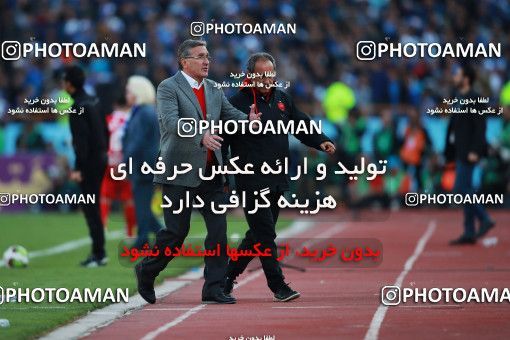 1069201, Tehran, Iran, لیگ برتر فوتبال ایران، Persian Gulf Cup، Week 25، Second Leg، Esteghlal 1 v 0 Persepolis on 2018/03/01 at Azadi Stadium