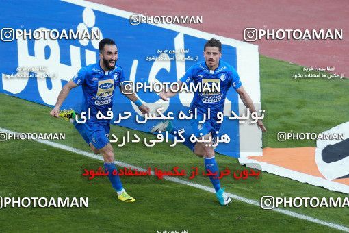 1025870, Tehran, Iran, لیگ برتر فوتبال ایران، Persian Gulf Cup، Week 25، Second Leg، Esteghlal 1 v 0 Persepolis on 2018/03/01 at Azadi Stadium