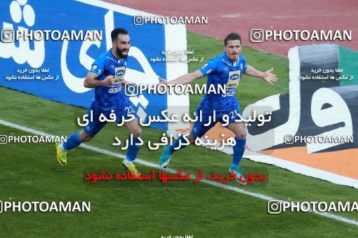 1025784, Tehran, Iran, لیگ برتر فوتبال ایران، Persian Gulf Cup، Week 25، Second Leg، Esteghlal 1 v 0 Persepolis on 2018/03/01 at Azadi Stadium