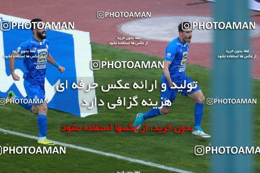 1024790, Tehran, Iran, لیگ برتر فوتبال ایران، Persian Gulf Cup، Week 25، Second Leg، Esteghlal 1 v 0 Persepolis on 2018/03/01 at Azadi Stadium