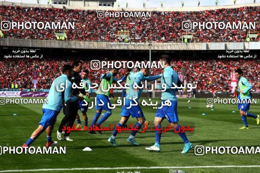 1020740, Tehran, Iran, Iran Pro League، Persian Gulf Cup، 2017-18 season، Second Leg، Week 25، Esteghlal ۱ v ۰ Persepolis on 2018/03/01 at Azadi Stadium