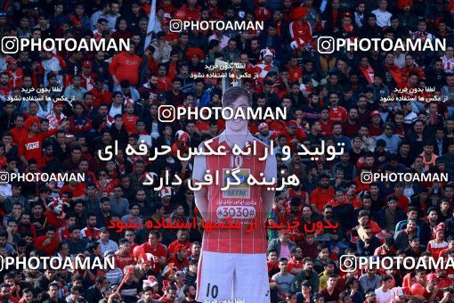 1018704, Tehran, Iran, Iran Pro League، Persian Gulf Cup، 2017-18 season، Second Leg، Week 25، Esteghlal ۱ v ۰ Persepolis on 2018/03/01 at Azadi Stadium