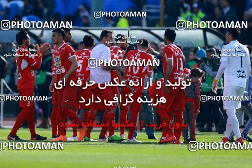 1019112, Tehran, Iran, Iran Pro League، Persian Gulf Cup، 2017-18 season، Second Leg، Week 25، Esteghlal ۱ v ۰ Persepolis on 2018/03/01 at Azadi Stadium