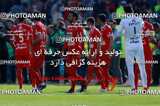 1019056, Tehran, Iran, Iran Pro League، Persian Gulf Cup، 2017-18 season، Second Leg، Week 25، Esteghlal ۱ v ۰ Persepolis on 2018/03/01 at Azadi Stadium