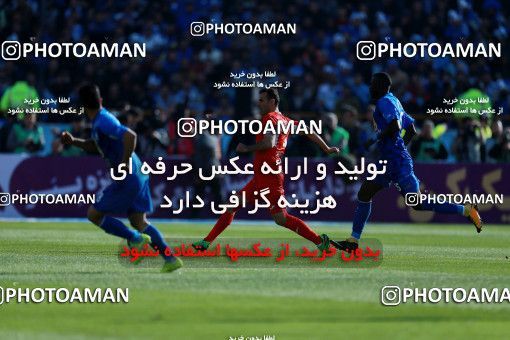 1019077, Tehran, Iran, Iran Pro League، Persian Gulf Cup، 2017-18 season، Second Leg، Week 25، Esteghlal ۱ v ۰ Persepolis on 2018/03/01 at Azadi Stadium