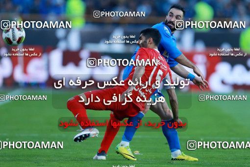 1018989, Tehran, Iran, Iran Pro League، Persian Gulf Cup، 2017-18 season، Second Leg، Week 25، Esteghlal ۱ v ۰ Persepolis on 2018/03/01 at Azadi Stadium