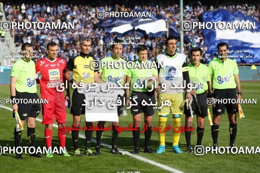 1140910, Tehran, Iran, Iran Pro League، Persian Gulf Cup، 2017-18 season، Second Leg، Week 25، Esteghlal ۱ v ۰ Persepolis on 2018/03/01 at Azadi Stadium