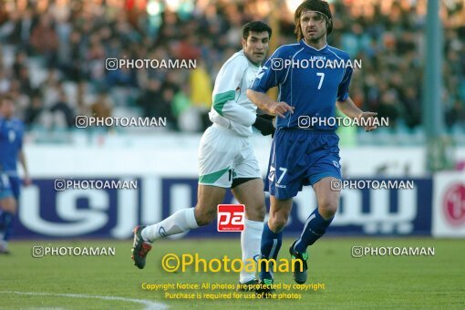 2107089, Tehran, Iran, International friendly match، Iran 2 - 1 Bosnia on 2005/02/02 at Azadi Stadium