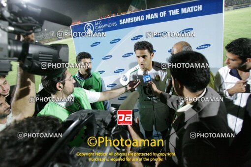 1930426, Tehran, Iran, AFC Champions League 2005, Quarter-final, Turning Play, Pas 3 v 3 Al Ain FC on 2005/09/21 at Shahid Dastgerdi Stadium