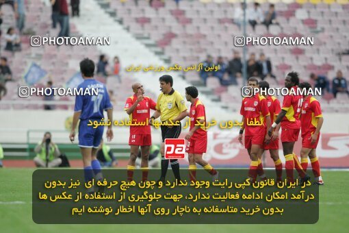 1946905, Tehran, Iran, لیگ برتر فوتبال ایران، Persian Gulf Cup، Week 28، Second Leg، 2006/04/06، Esteghlal 4 - 1 Foulad Khouzestan