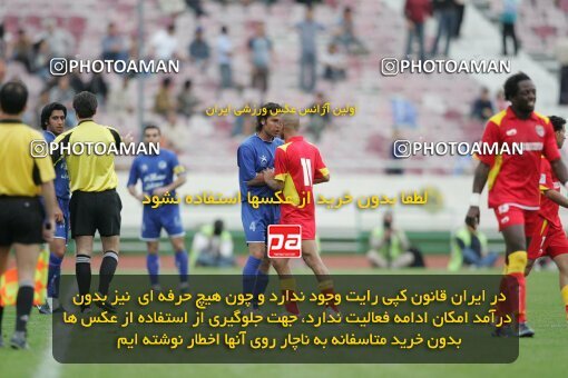 1946913, Tehran, Iran, لیگ برتر فوتبال ایران، Persian Gulf Cup، Week 28، Second Leg، 2006/04/06، Esteghlal 4 - 1 Foulad Khouzestan