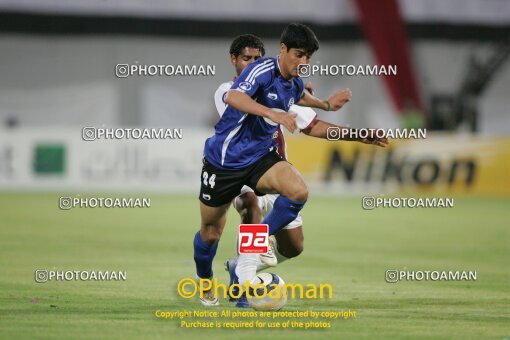 1946343, Abu Dhabi, United Arab Emarates, AFC Champions League 2006, Group stage, Group C, Second Leg، Al Wahda FC 2 v 4 Saba Battery on 2006/04/26 at Al Nahyan Stadium