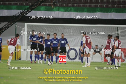 1946499, Abu Dhabi, United Arab Emarates, AFC Champions League 2006, Group stage, Group C, Second Leg، Al Wahda FC 2 v 4 Saba Battery on 2006/04/26 at Al Nahyan Stadium