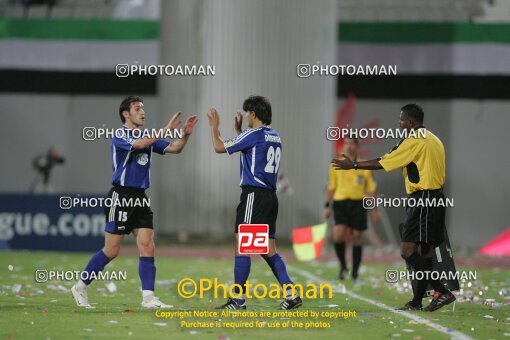 1946540, Abu Dhabi, United Arab Emarates, AFC Champions League 2006, Group stage, Group C, Second Leg، Al Wahda FC 2 v 4 Saba Battery on 2006/04/26 at Al Nahyan Stadium