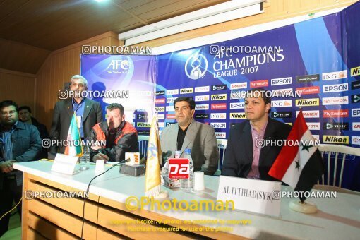 2012318, Isfahan, Iran, AFC Champions League 2007, Group stage, Group D, First Leg، Sepahan 2 v 1 Al Ittihad SC (Syria) on 2007/03/07 at Foolad Shahr Stadium