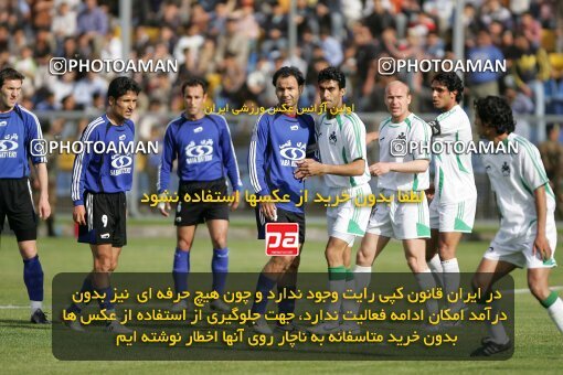 2018227, Tehran,Sabashahr, Iran, Iran Pro League، Persian Gulf Cup، 2016-17 season، Second Leg، Week 24، Saba Battery ۱ v 2 Zob Ahan Esfahan on 2007/04/06 at Saba Shahr Stadium