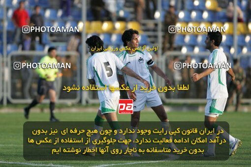 2018235, Tehran,Sabashahr, Iran, Iran Pro League، Persian Gulf Cup، 2016-17 season، Second Leg، Week 24، Saba Battery ۱ v 2 Zob Ahan Esfahan on 2007/04/06 at Saba Shahr Stadium