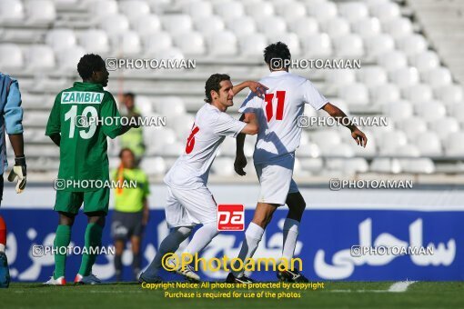 2145437, Tehran, Iran, International friendly match، Iran 3 - 2 Zambia on 2008/05/25 at Azadi Stadium