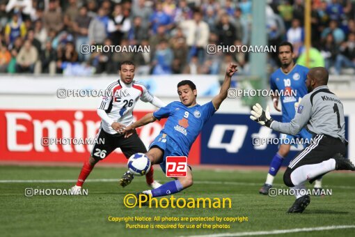 2059475, Tehran, Iran, AFC Champions League 2009, Group stage, Group C, First Leg، Esteghlal 1 v 1 Al Jazira Club on 2009/03/18 at Azadi Stadium